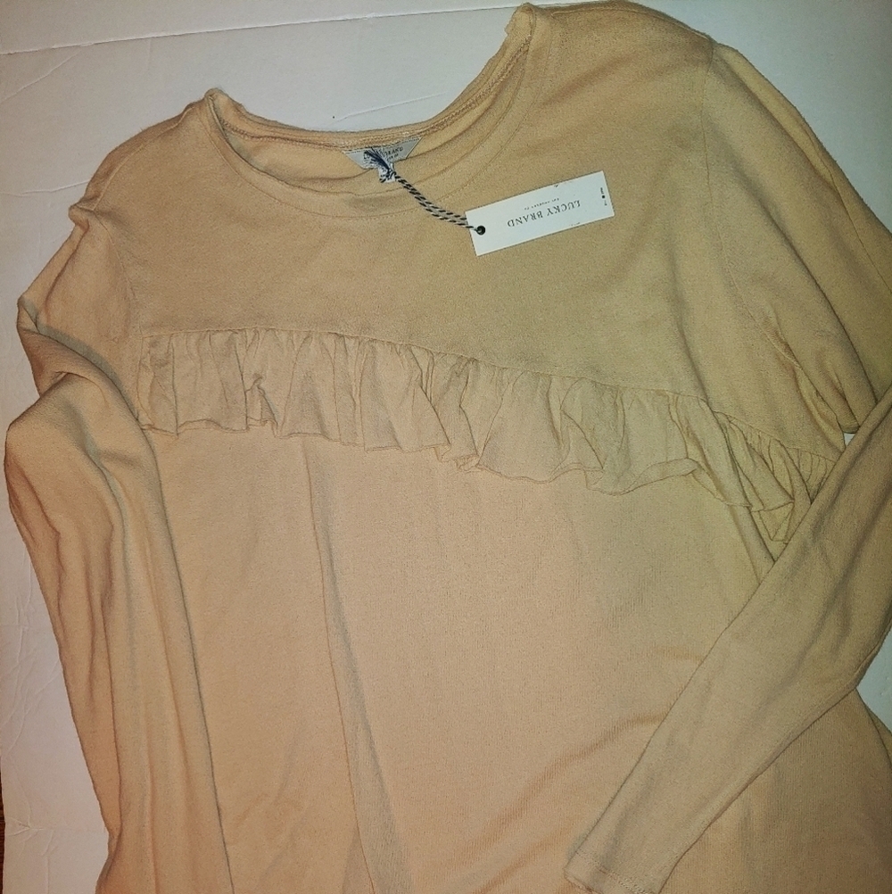 NWT Lucky Brand Cotton Blouse XL